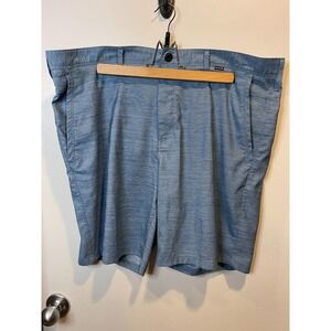 Hurley Shorts Mens 38 Blue Hybrid Chino Golf Performance Polyester Beach